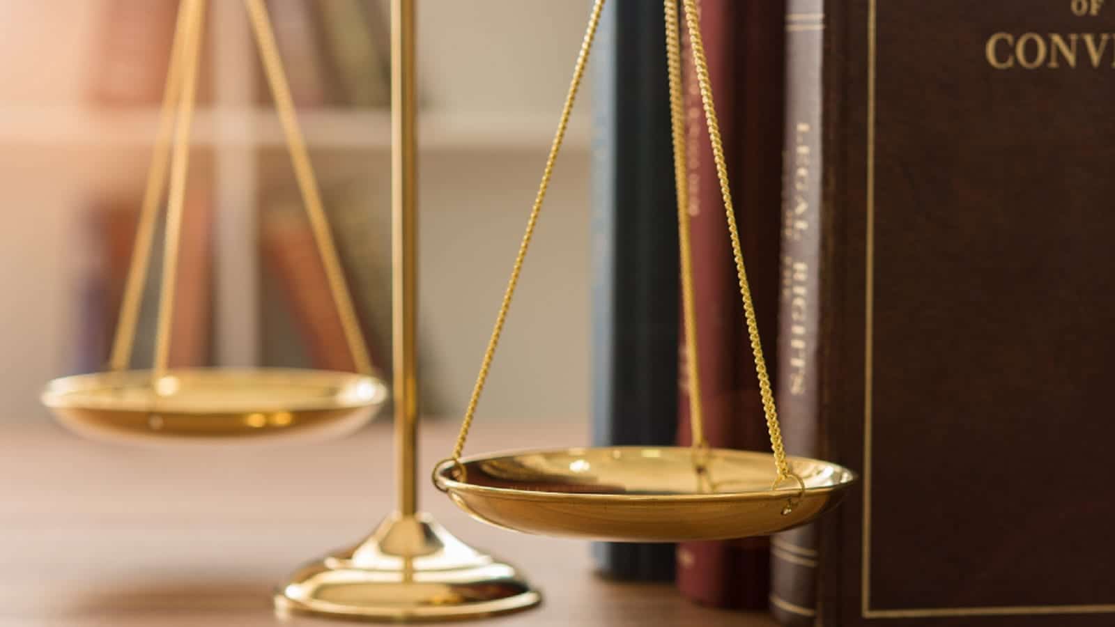 Scales of Justice Stock Photo